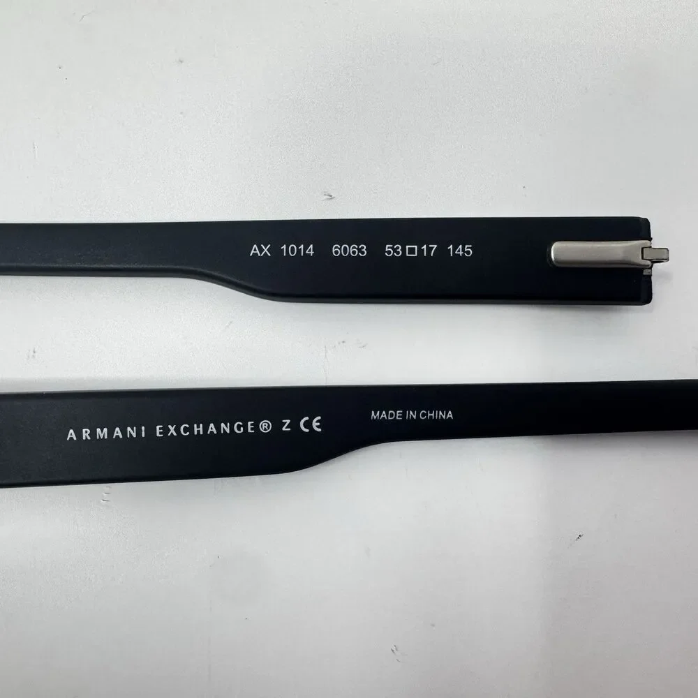 Armani Exchange AX1014 6063 Black Replacement Temple Arms Pair 53-17-145
